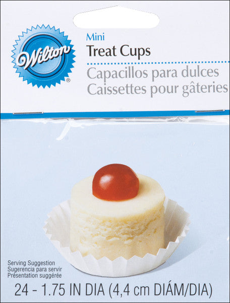 Round White Mini Treat Cups 24/Pkg-1.75"