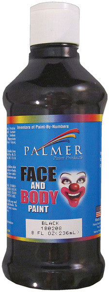 Face Paint 8 Ounces-Black