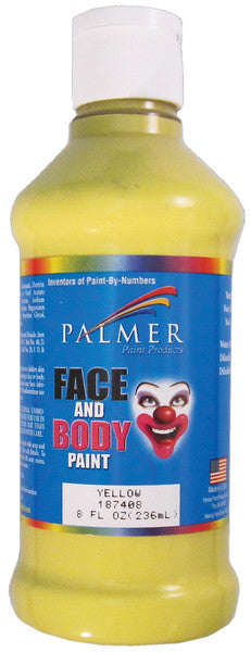 Face Paint 8 Ounces-Yellow