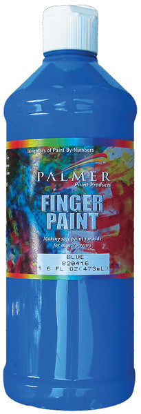 Washable Finger Paint 16 Ounces-Blue