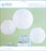 Doily Lace Paper Lanterns Kit-Makes 3-White Eyelet