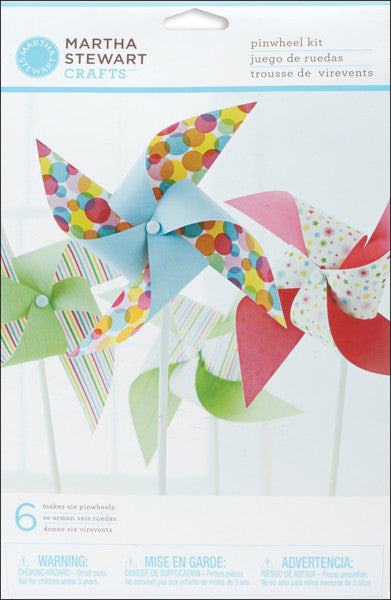 Modern Festive Pinwheel Kit - Makes 6