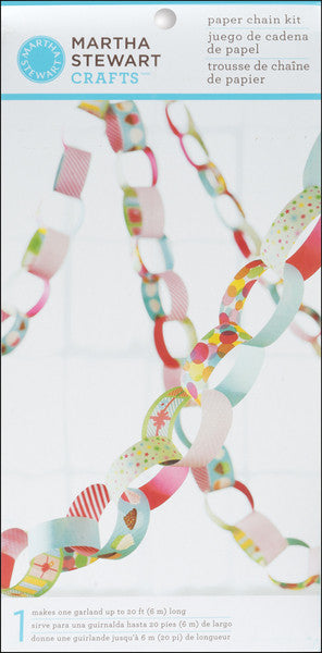 Modern Festive Paper Chain Kit- Makes 1