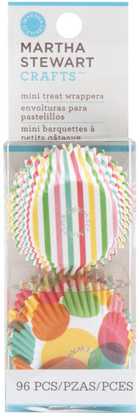 Modern Festive Mini Treat Wrappers 96/Pkg