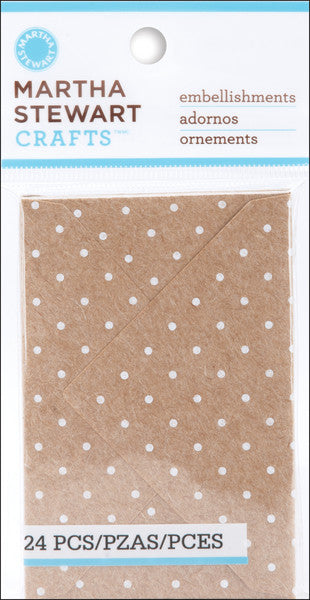 Vintage Girl Envelopes 24/Pkg-Kraft Swiss Dot