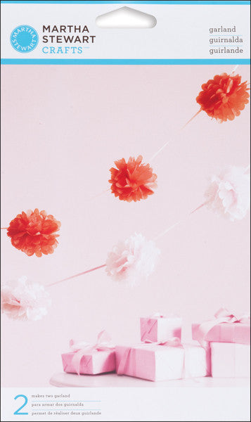 Vintage Girl Pom Pom Garland Kit - Makes 2-Pink