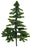 Diorama 4" Christmas Tree With Powder 2/Pkg