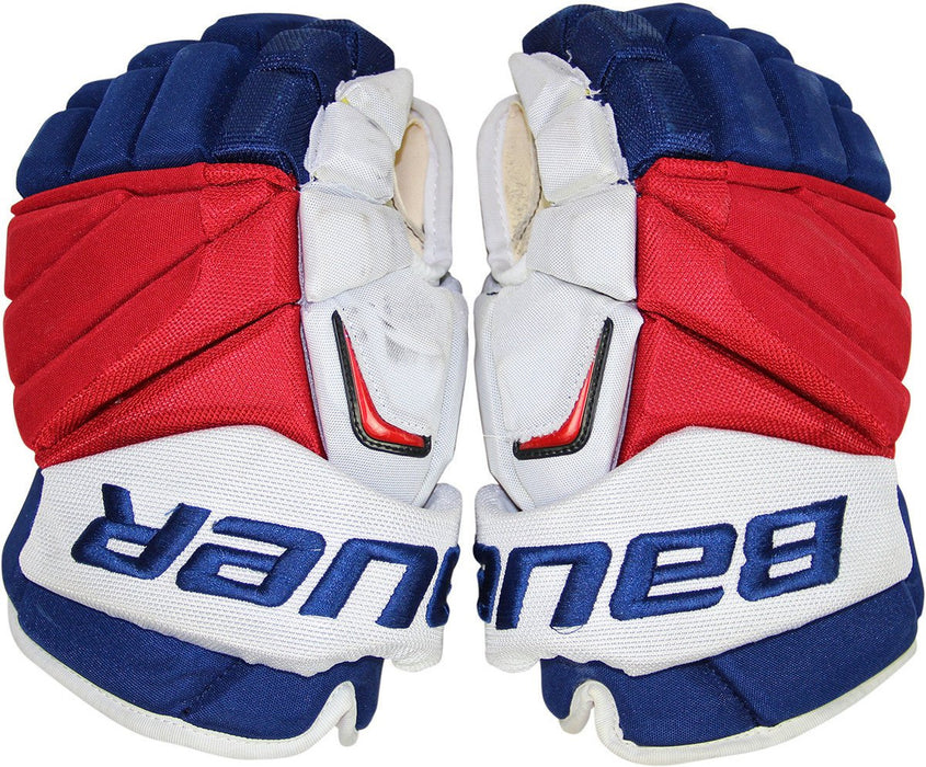 Marc Staal New York Rangers  2014-2015 Season Game Used Gloves (Pair)