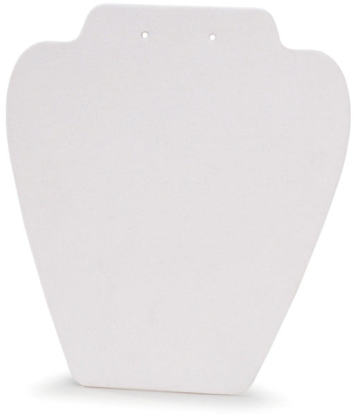 Velvet Necklace Stand 8.25"-White