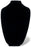 Velvet 3D Form 15"-Black Necklace Display