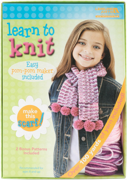 Learn To Knit -Scarf