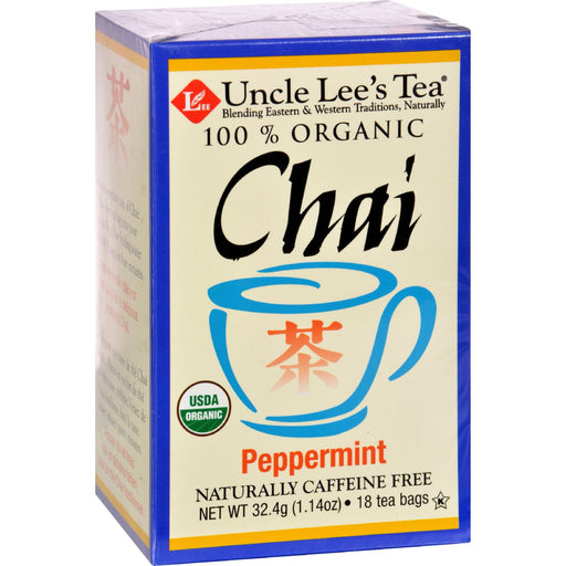 Uncle Lees Organic Chai Peppermint - 18 Tea Bags