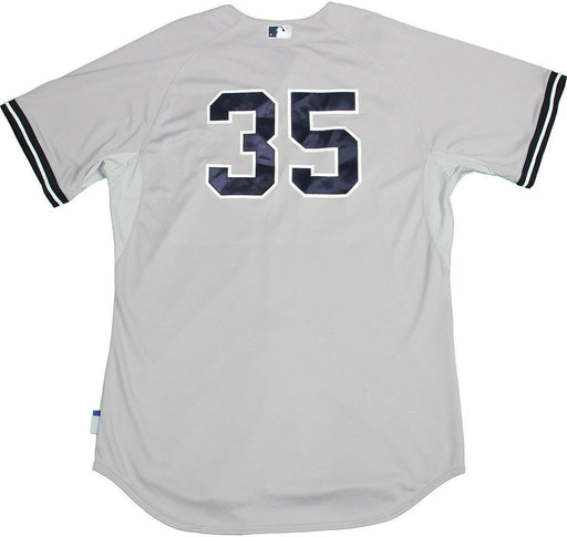 Michael Pineda Jersey - NY Yankees 2015 Game Used #35 Grey Cool Base Jersey (7/10/2015) (HZ825810) (0000005602) (Size 52)