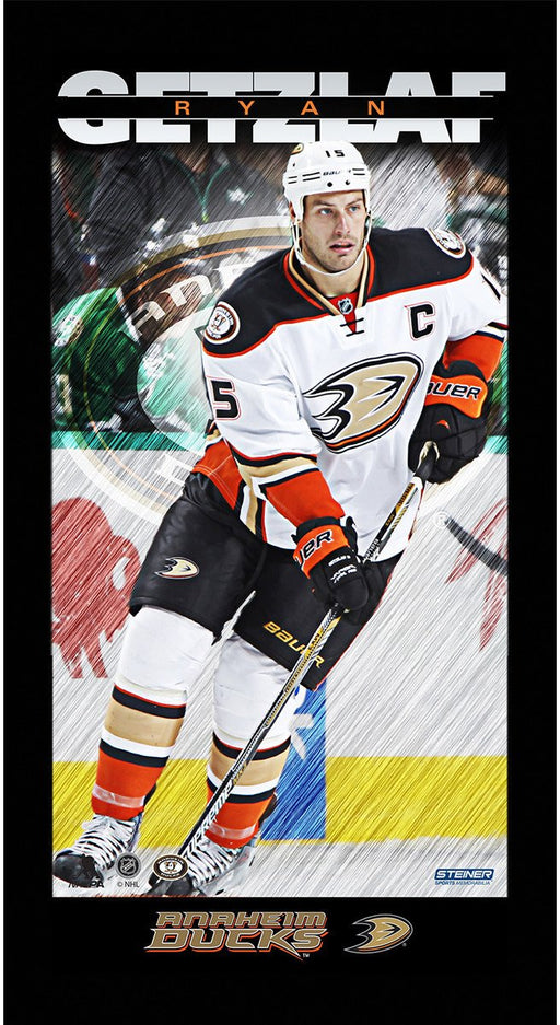 Ryan Getzlaf Anaheim Ducks Player Profile 10x20 Framed Photo