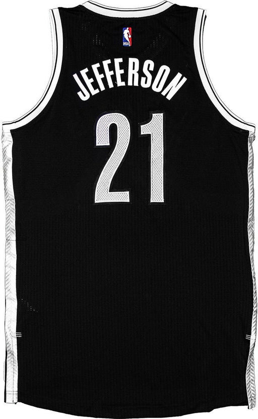 Cory Jefferson Game Used #21 Brooklyn Nets Black Jersey (BKN01721) (Used 3/11-4/12) (XL)