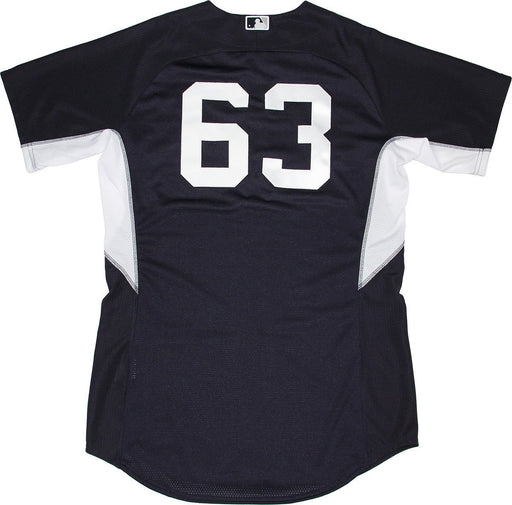 Antoan Richardson BP Top - NY Yankees 2014 Season #63 Team Issued Home BP Top (HZ556922)