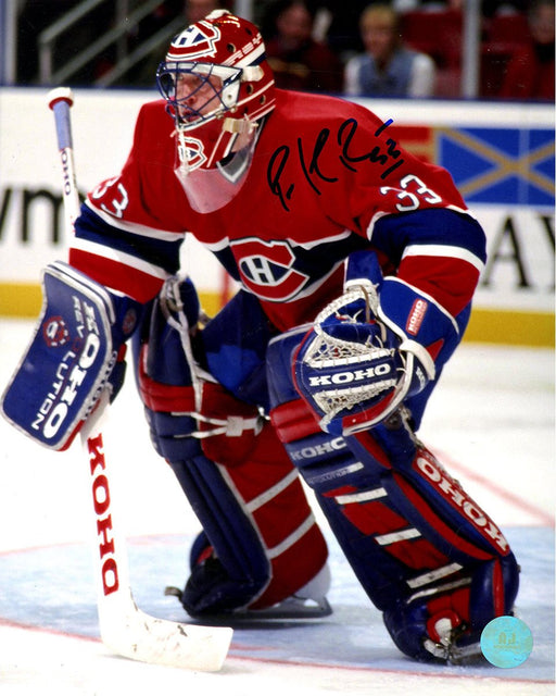 Patrick Roy Montreal Canadiens Signed Habs Goalie 8x10 Photo (AJ Sports Auth)