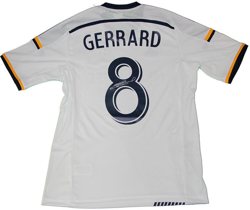 Steven Gerrard Signed Los Angeles Galaxy Jersey (Signed on Back) (Icons Auth)