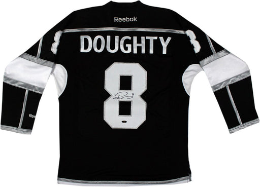 Drew Doughty Signed Los Angeles Kings Black Jersey w/ Stanley Cup Patch