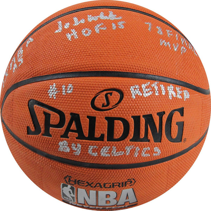 Jo Jo White Signed NBA I/O Orange Basketball w/ Multiple Inscriptions