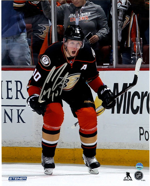 Corey Perry Anaheim Ducks Celebrates OT Goal Against Colorado Avalanche Signed 8x10 Photo