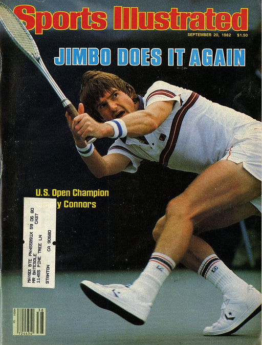 Jimmy Connors 9/20/82 Sports Illustrated Magazine (Unsigned)