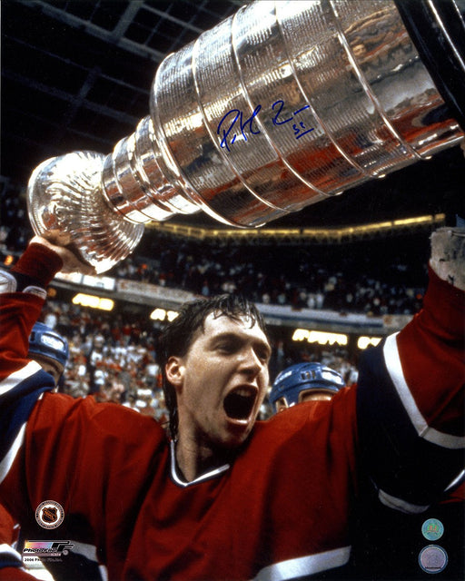 Patrick Roy Montreal Canadiens Signed 1986 Stanley Cup 16x20 Photo (AJ Sports Auth)