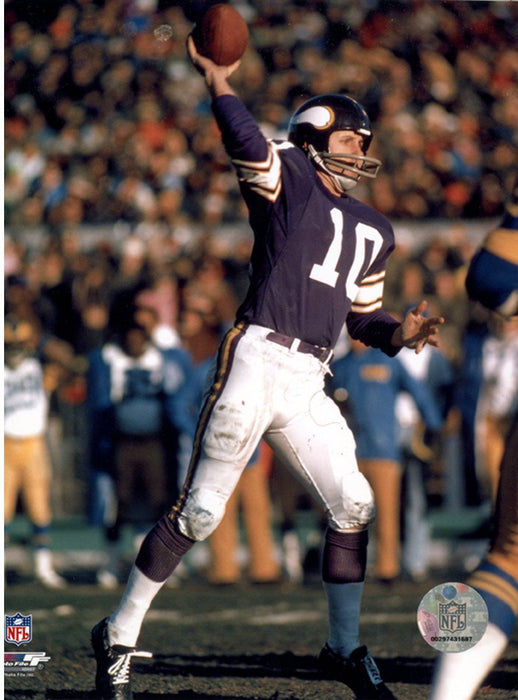 Fran Tarkenton Vikings Dynasty 8x10 Photo (PF)