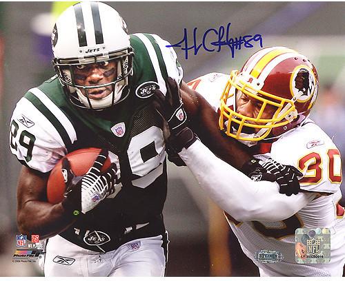 Jerricho Cotchery Stiff Arm vs Redskins Horizontal 8x10 Photo