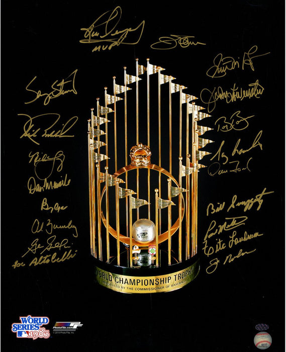 1983 Baltimore Orioles Signed World Series Champs 16x20 Photo (19 Signatures and MVP Inscription by Rick Dempsey) (Leaf Authentics Holo & Athlon Sports COA)