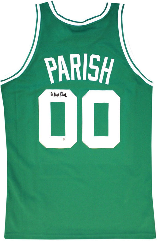 Robert Parish Signed Green Celtics Jersey