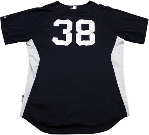 Dewayne Wise Home Batting Practice Jersey - NY Yankees 2012 Team Issued #38 Home Batting Practice Jersey (Size 48) (EK342217)