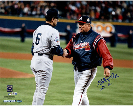 Bobby Cox Signed With Joe Torre 16x20 Photo w/ "HOF 14" insc (MLB Auth)