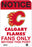 Calgary Flames Fans Only 8x12 Aluminum Sign