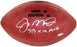 Joe Montana Signed Super Bowl XIX Football w/“SB XIX MVP” insc & final score Engraved