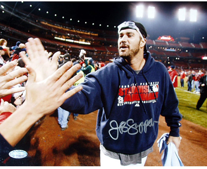 Jeff Suppan Celebration with Fans 8x10