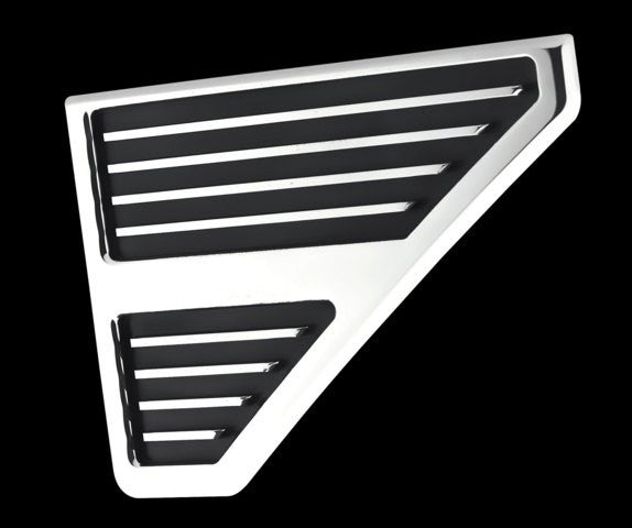 All Sales Hood Vent Grille\s Pair -Polished