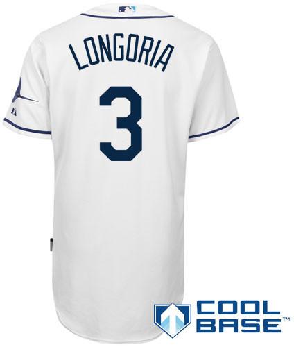 Evan Longoria Tampa Bay Rays Authentic Cool Base Jersey