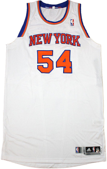 Solomon Jones Game Worn Jersey and Short Set - New York Knicks 2012 Game Word #54 vs. Atlanta Hawks (4/17/2013)