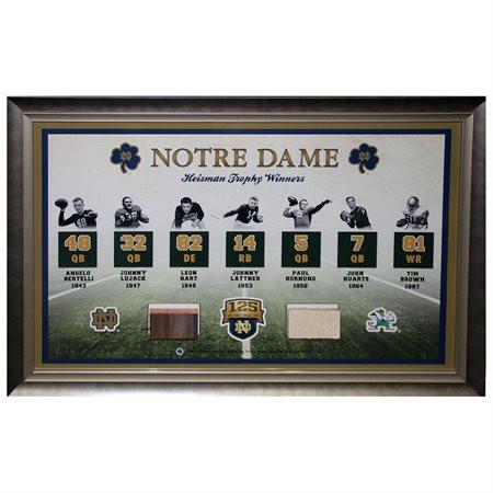 Notre Dame Heisman Trophy Winner Collage (20x32 - 7434)