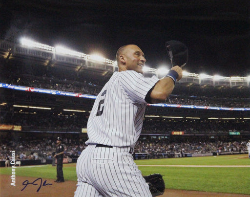 Derek Jeter Coming Out of Dugout 16x20 Photo Uns (Signed By Photographer Anthony Causi)