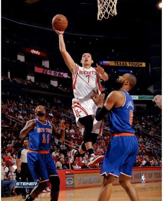 Jeremy Lin Drive to Basket vs Knicks 8x10 Photo Uns. (Getty 156882358)