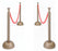 Awards Night Red Rope Stanchion Set - 9'-30'