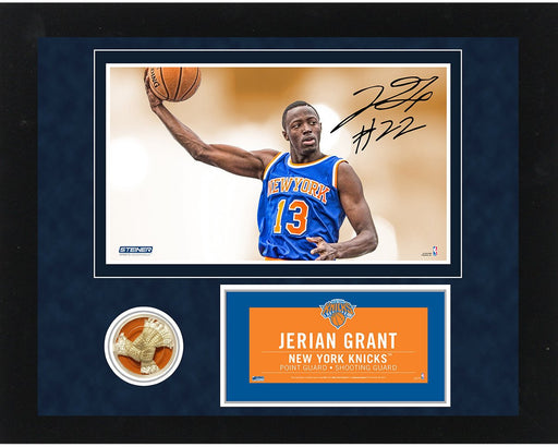 Jerian Grant Signed Rookie Season 11x14 Framed Collage w/ Game Used Net