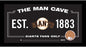 San Francisco Giants Man Cave Framed 10x20 Sign w/ Authentic Game-Used Dirt (MLB Auth)