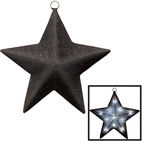 Awards Night Light-Up Sparkle Star Black - 16"