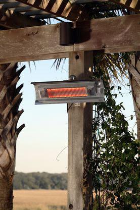 Fire Sense Stainless Steel Wall Mounted Infrared Patio Heater