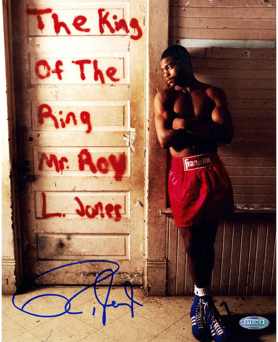 Roy Jones Jr. Signed "The King Of The Ring" 16x20 Vertical Photo