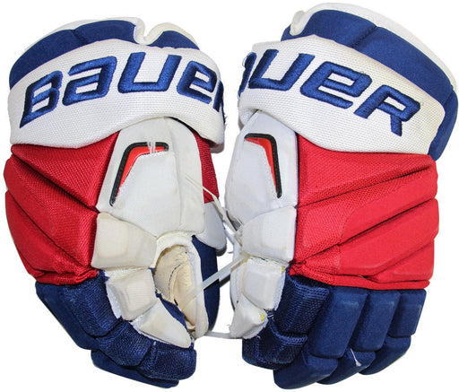 Marc Staal New York Rangers 2015-16 Season Game Used Bauer Vapor APX Gloves (Pair)