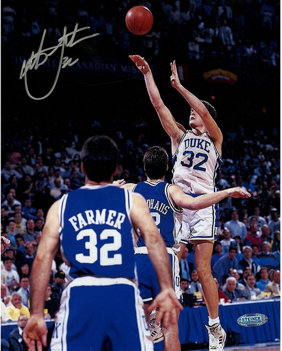 Christian Laettner Signed Game-Winning Basket in Overtime Over Kentucky 16x20 Photo